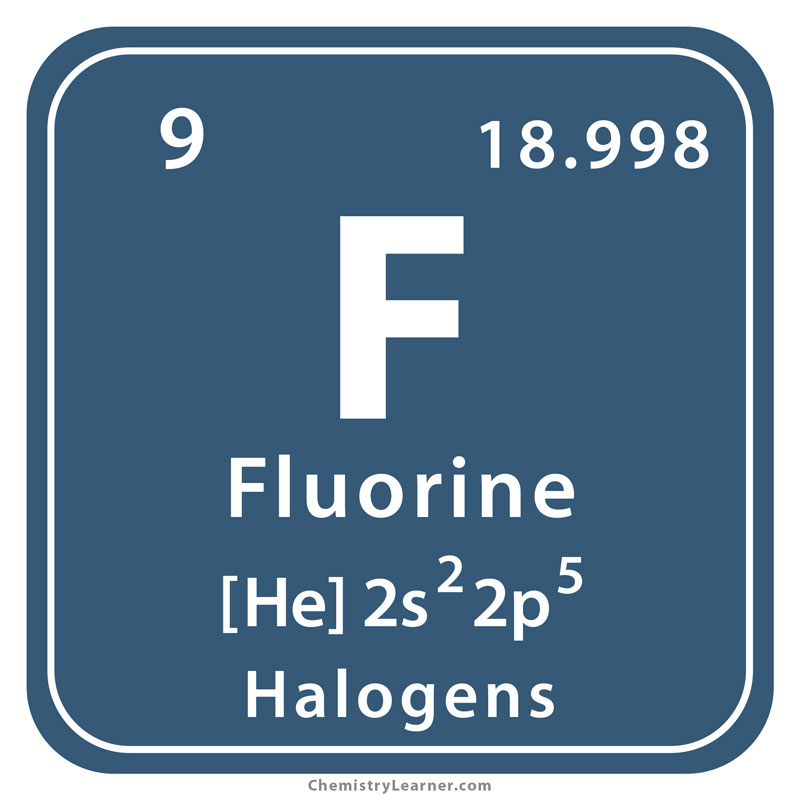 Fluorine Facts Symbol Disery Properties Uses