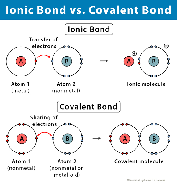 Ionic, Covalent, and Metallic Bonds - Differences and Similarities