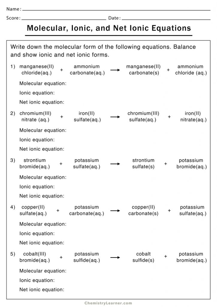 net-ionic-equation-worksheets-free-printable