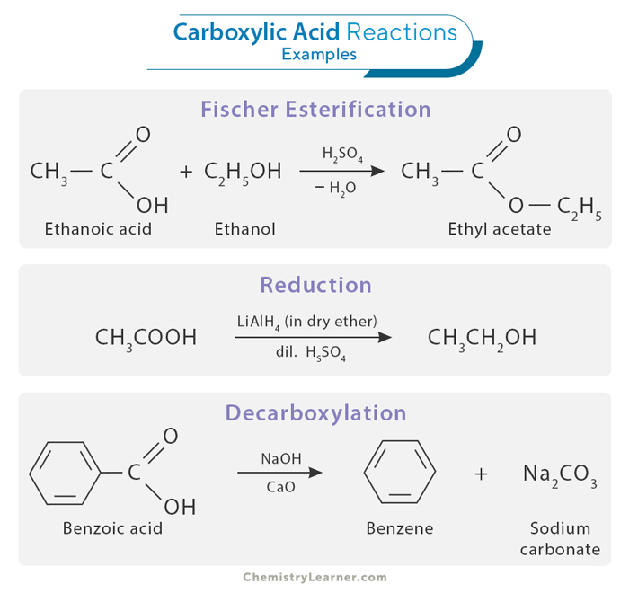 Carboxylic Acid Reactions